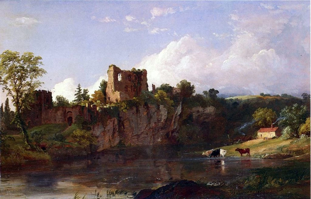 Castello di Chepstow, sulla Wye, 1854